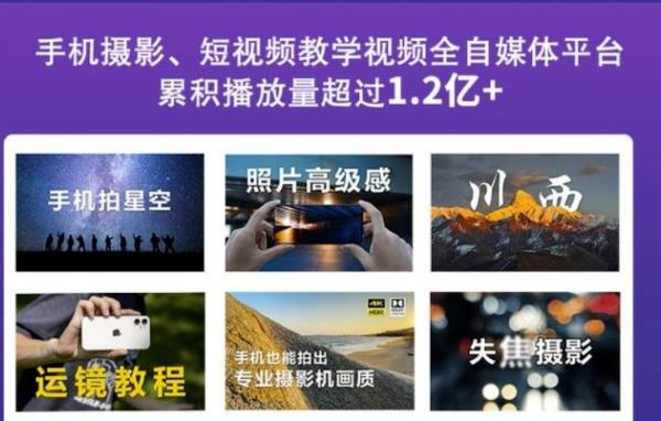 2022玩转手机影像全系课，零基础的小白也能进阶成为手机摄影专业人士-亦可网创