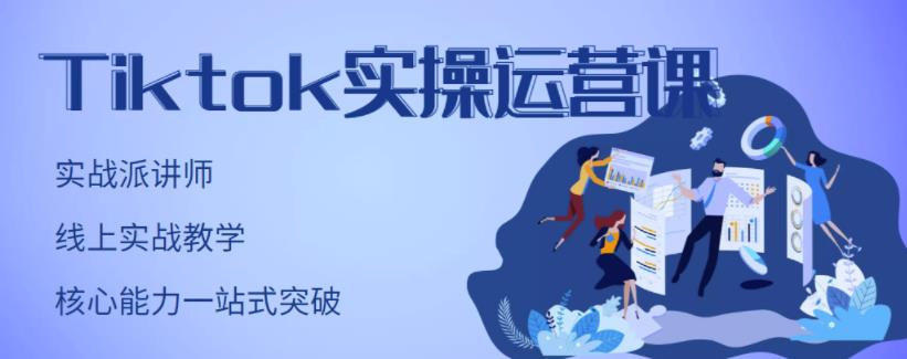 TikTok实操运营课，手把手账号实战，适合零基础Tiktok新人-亦可网创