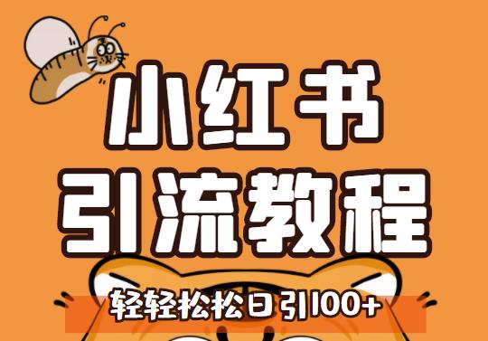 小红书运营引流全系列课程，每天引流100精准粉-亦可网创