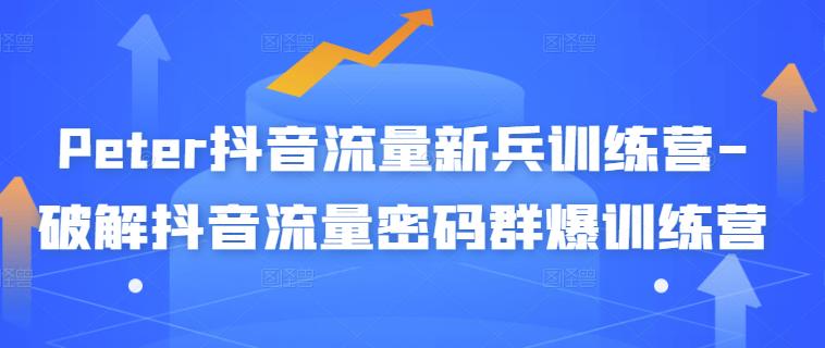 Peter抖音流量新兵训练营-破解抖音流量密码群爆训练营（新兵）-亦可网创