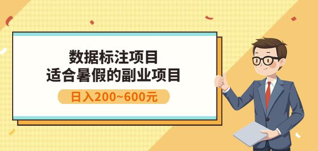 副业赚钱：人工智能数据标注项目，简单易上手，小白也能日入200-亦可网创
