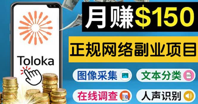 正规网络副业赚钱平台Toloka，利用业余时间月赚150美元-亦可网创