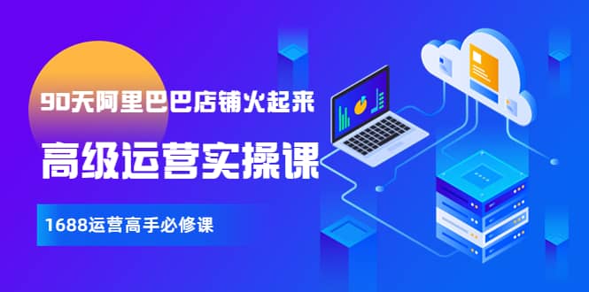 【90天阿里巴巴店铺火起来】高级运营实操课，1688运营高手必修课-亦可网创