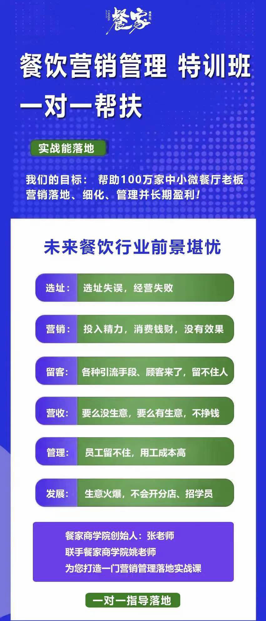图片[1]-餐饮营销管理特训班：选址 营销 留客 营收 管理 发展-亦可网创