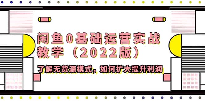 闲鱼0基础运营实战教学（2022版）了解无货源模式，如何扩大提升利润-亦可网创