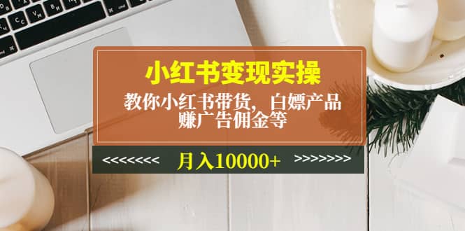 小红书变现实操：教你小红书带货，白嫖产品，赚广告佣金等-亦可网创