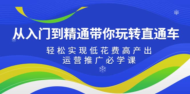 从入门到精通带你玩转直通车：轻松实现低花费高产出，35节运营推广必学课-亦可网创