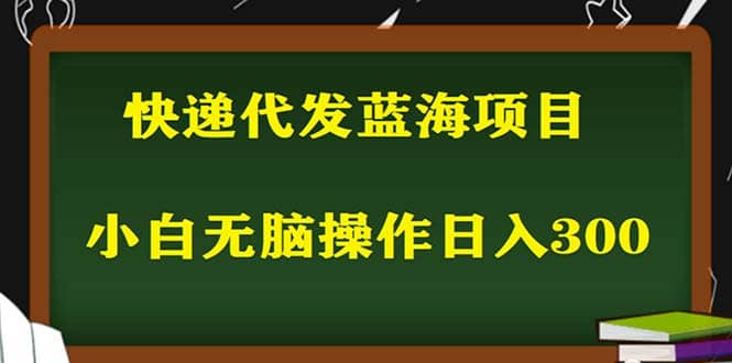 2023最新蓝海快递代发项目，小白零成本照抄-亦可网创