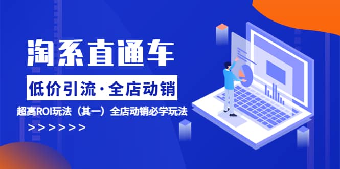 淘系直通车《低价·引流 全店·动销》超高ROI玩法（其一）全店动销必学玩法-亦可网创