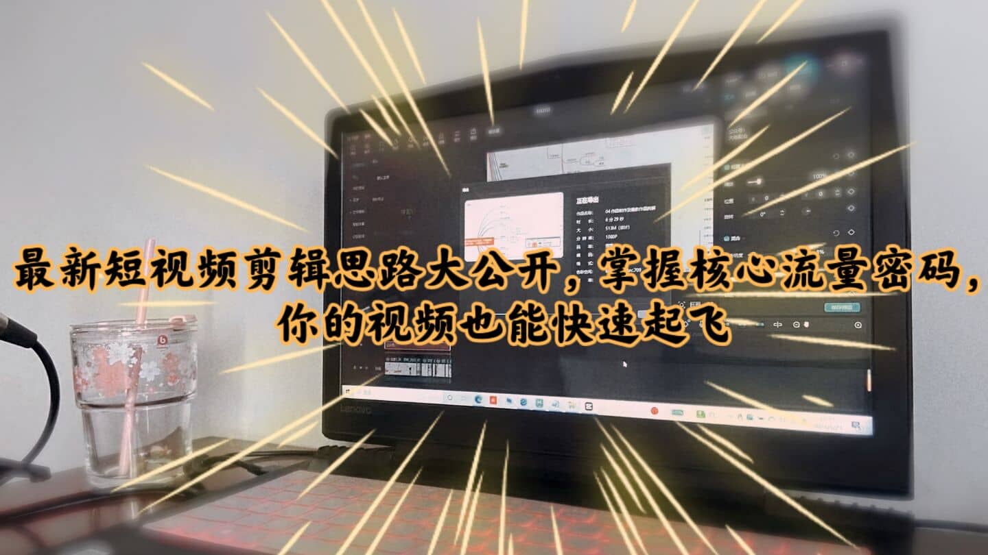 最新短视频剪辑思路大公开，掌握核心流量密码，你的视频也能快速起飞-亦可网创