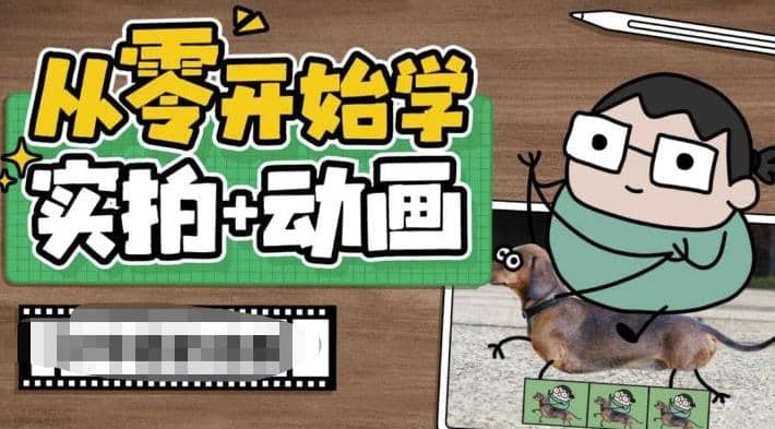 从零开始学实拍加动画，实拍加动画创意教程（49节视频课）-亦可网创