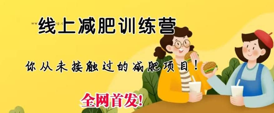 线上减肥训练营，足不出户，仅靠拉几个社群，发几条朋友圈，就可以月实现入五位【揭秘】-亦可网创