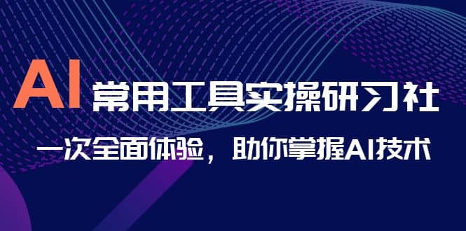 AI-常用工具实操研习社，一次全面体验，助你掌握AI技术-亦可网创