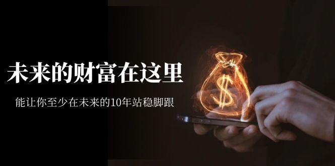 某收费文章《未来的财富在这里》能让你至少在未来的10年站稳脚跟-亦可网创