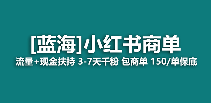 【蓝海项目】小红书商单项目，7天就能接广告变现，稳定一天500 保姆级玩法-亦可网创