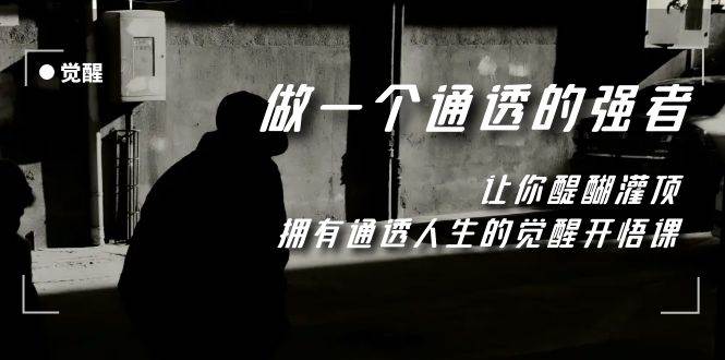 觉醒-做一个通透强者，让你醍醐灌顶，拥有通透人生，掌握强大的秘密-亦可网创