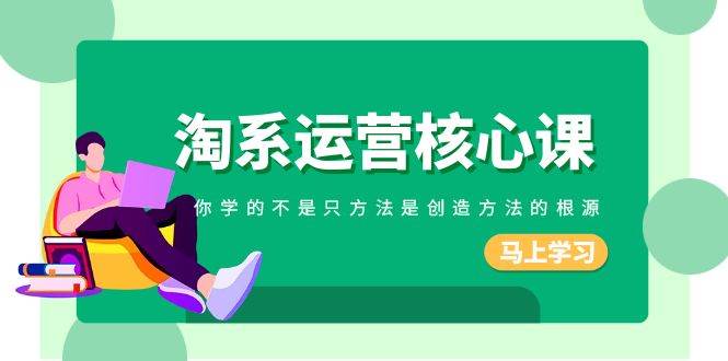 淘系-运营核心课，你学的不是只方法是创造方法的根源（190节课）-亦可网创