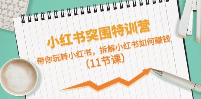 小红书突围特训营，带你玩转小红书，拆解小红书如何赚钱（11节课）-亦可网创