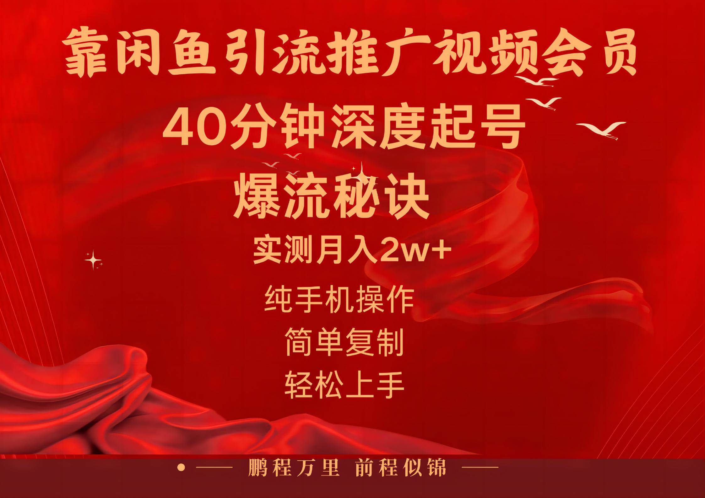 闲鱼暴力引流推广视频会员，能做到日入2W+，操作简单-亦可网创