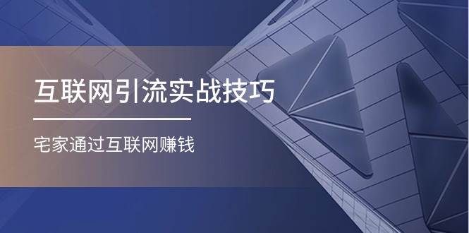 互联网引流实操技巧(适合微商，吸引宝妈)，宅家通过互联网赚钱（17节）-亦可网创