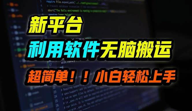 B站平台用软件无脑搬运，月赚10000+，小白也能轻松上手-亦可网创
